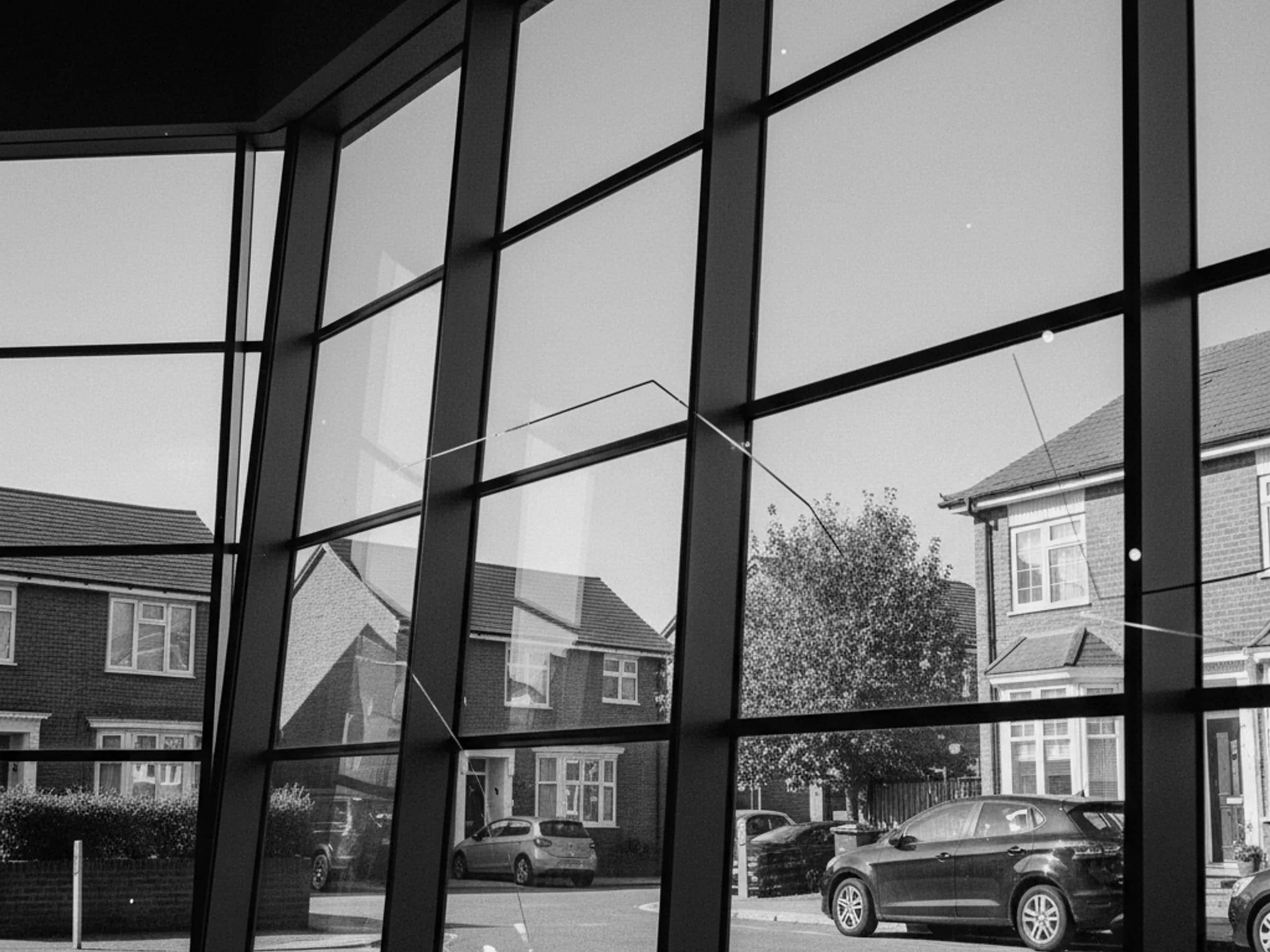 London skyline — monochrome architectural photography